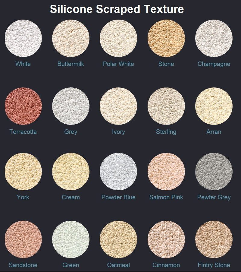 K_Rend_Silicone_Scraped_Texture_KRend_Colour_Chart | External Rendering